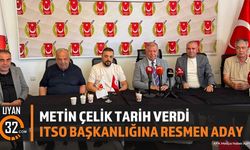 Metin Çelik ITSO Başkanlığına Adaylığını Açıklıyor