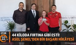 Şampiyon Halterci Asel Şenel Kaymakam Yasin Uzuner'i Ziyaret Etti