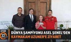 Şampiyon Milli Halterci Asel Şenel'den Kaymakam Uzuner'e Ziyaret