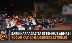 Şarkikaraağaç'ta 15 Temmuz Demokrasi ve Millî Birlik Günü Anması