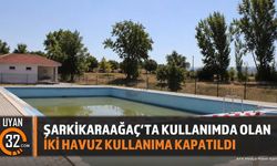 Şarkikaraağaç'ta Riskli 2 Havuz Kullanıma Kapatıldı