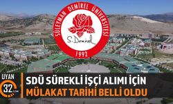 SDÜ'de Sürekli İşçi Alımı İçin Mülakat Tarihi Belli Oldu