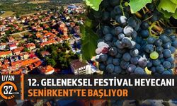Senirkent 12. Geleneksel Kültür Sanat Ve Üzüm Festivali Başlıyor
