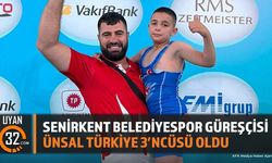 Senirkent Belediyespor Güreşçisi Ünsal Türkiye 3'ncüsü Oldu