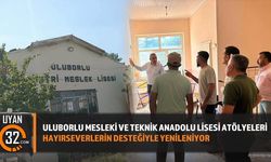 Uluborlu'da Mesleki Eğitime Hayırsever Desteği
