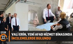 Vali Erin AFAD Hizmet Binası İnşaatını İnceledi