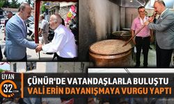 Vali Erin Çünür Mahallesi Aşure Programında Vatandaşlarla Buluştu