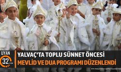 Yalvaç'ta Toplu Sünnet Öncesi Mevlid Ve Dua Programı Düzenlendi