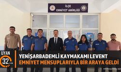 Yenişarbademli Kaymakamı Levent'ten Emniyet Amirliğine ziyaret