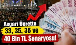 Asgari Ücrette 33, 35, 36 ve 40 Bin TL Senaryosu! Yeni Maaşlar Tek Tek Hesaplandı