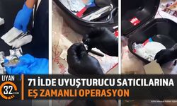 71 İlde Dev Uy*şturucu Operasyonu: 844 Tutuklama