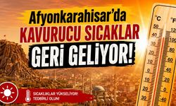 Afyonkarahisar’da Kavurucu Sıcaklar Geri Geliyor!