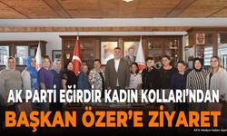 AK Parti Eğirdir Kadın Kolları'ndan Başkan Özer'e Ziyaret