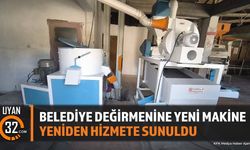 Aksu Belediyesi Değirmenindeki Makine Yenilendi