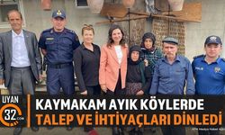 Aksu Kaymakamı Merve Ayık'tan Elecik ve Yaka Köylerine Ziyaret
