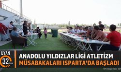 Anadolu Yıldızlar Ligi Atletizm Müsabakaları Isparta'da Başladı