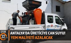 Antalya’da Üreticiye Can Suyu! Yem Ezme Makinesi Desteği