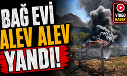 Eğirdir'de Bağ Evi Alev Alev Yandı!