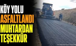 Başdeğirmen Köy Yolu Sıcak Asfalta Kavuştu: Muhtardan Teşekkür