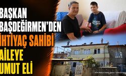 Başkan Başdeğirmen'den Engelli Aileye Çatı Desteği