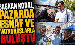 Başkan Mustafa Kodal Yalvaç Pazarında Esnafla Buluştu