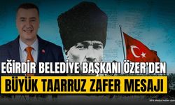 Başkan Mustafa Özer'den Büyük Taarruz Yıl Dönümü Mesajı