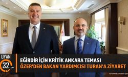 Başkan Özer Ankara'da İçişleri Bakan Yardımcısı Turan ile Görüştü
