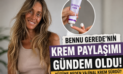 Bennu Gerede'nin Krem Paylaşımı Gündem Oldu: Yüzüne Neden Vajinal Krem Sürdü?