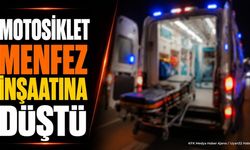 Burdur Gölhisar'da Menfez İnşaatına Düşen Motosiklette 2 Yaralı