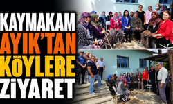 Aksu Kaymakamı Merve Ayık’tan Köylere Ziyaret