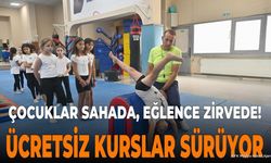 Çocuklar Sahada, Eğlence Zirvede! Ücretsiz Kurslar Sürüyor