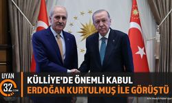 Cumhurbaşkanı Erdoğan, TBMM Başkanı Kurtulmuş'u Kabul Etti
