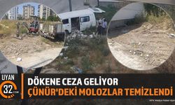 Çünür'de Moloz Kirliliği Temizlendi: Dökene Ceza Uygulanacak