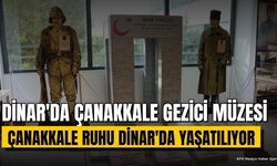 Dinar'da Çanakkale Savaşları Gezici Müzesi Kapılarını Açtı