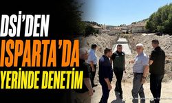DSİ Bölge Müdürü Erkan Isparta'da Çalışmaları Denetledi