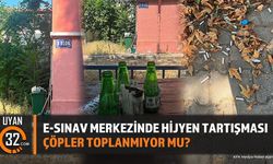 E-Sınav Merkezinde Hijyen Tartışması: Çöpler Toplanmıyor mu?