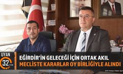 Eğirdir Belediye Meclisinde Kararlar Oy Birliğiyle Alındı