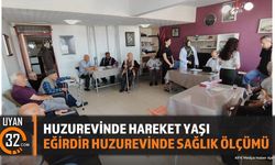 Eğirdir Huzurevi Sakinlerinin Hareket Yaşı Ölçüldü