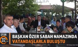 Eğirdir'de Sabah Namazı Buluşması: Başkan Özer Halkla Buluştu