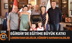 Eğirdir’in Değişimi Misafirlerinden Tam Not Aldı