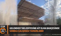 Elma Bahçesinde Sondaj Tamamlandı