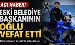 Eski Belediye Başkanını Oğlu Motosiklet Kazasında Vefat Etti