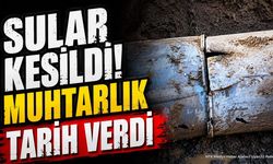 Gölet Sulama Suyu Kesildi: Muhtarlıktan Duyuru