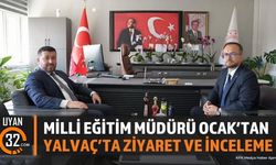 İl Millî Eğitim Müdürü Recai Ocak'tan Yalvaç Ziyareti