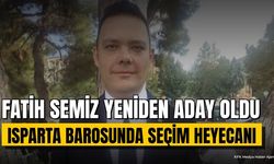 Isparta Baro Başkanı Fatih Semiz Yeniden Aday Olduğunu Açıkladı