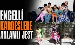 Isparta Belediyesi 3 Engelli Kardeş İçin Bahçeye Salıncak Kurdu