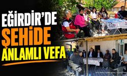 Isparta Eğirdir'de Şehit Bayram Şenol Şehadetinin 33. Yılında Anıldı