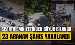 Isparta Emniyeti Haftalık Bilanço: 23 Aranan Şahıs Yakalandı
