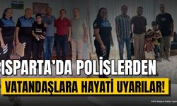 Isparta Emniyetinden Kent Genelinde Bilgilendirme Çalışması