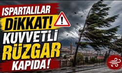 Isparta İçin Fırtına Uyarısı: Meteoroloji Gün Verdi
